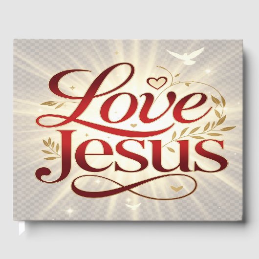 Liebe Jesus Gästebuch (Vorderseite)