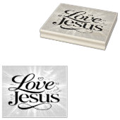 Liebe Jesus Gummistempel (Stempel)