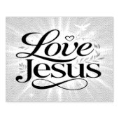 Liebe Jesus Gummistempel (Prägung)