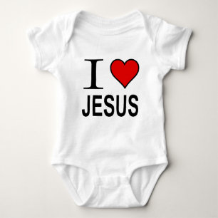 Liebe Jesus Jesus-Geschenk-I Baby Strampler