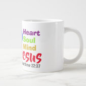 Liebe Jesus - Jumbo-Tasse (Rechts)