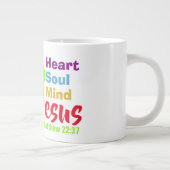 Liebe Jesus - Jumbo-Tasse (Rechts)