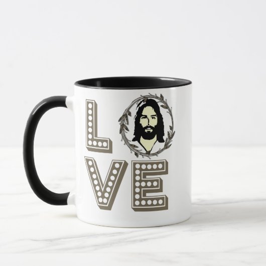 Liebe Jesus Kaffee Tasse, religiöse Christliche Ta Tasse (Links)