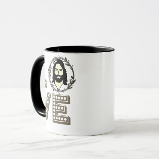 Liebe Jesus Kaffee Tasse, religiöse Christliche Ta Tasse (Vorderseite Links)