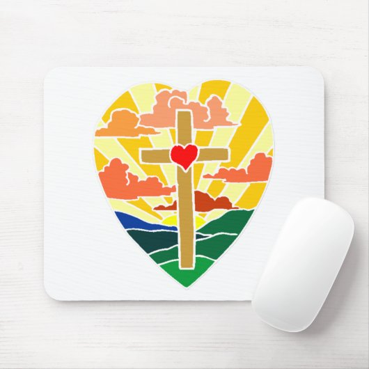 Liebe Jesus Mousepad (Mit Mouse)