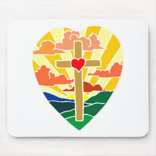 Liebe Jesus Mousepad (Vorne)