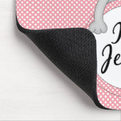 Liebe Jesus Mousepad der Comic-Katzen-I (Ecke)