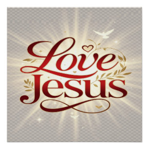 Liebe Jesus Poster