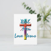 LIEBE JESUS POSTKARTE (Stehend Vorderseite)