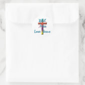 LIEBE JESUS RUNDER AUFKLEBER (Tasche)