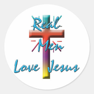 LIEBE JESUS RUNDER AUFKLEBER