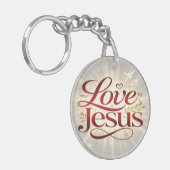 Liebe Jesus Schlüsselanhänger (Vorderseite links)