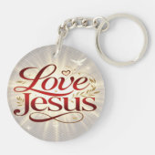 Liebe Jesus Schlüsselanhänger (Rückseite)