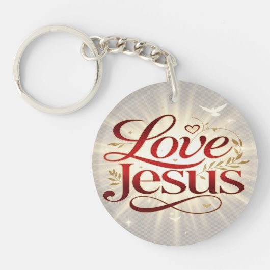 Liebe Jesus Schlüsselanhänger (Vorderseite)