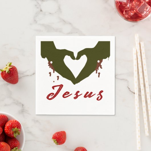 Liebe Jesus Serviette (Beispiel)