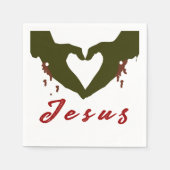 Liebe Jesus Serviette (Vorderseite)