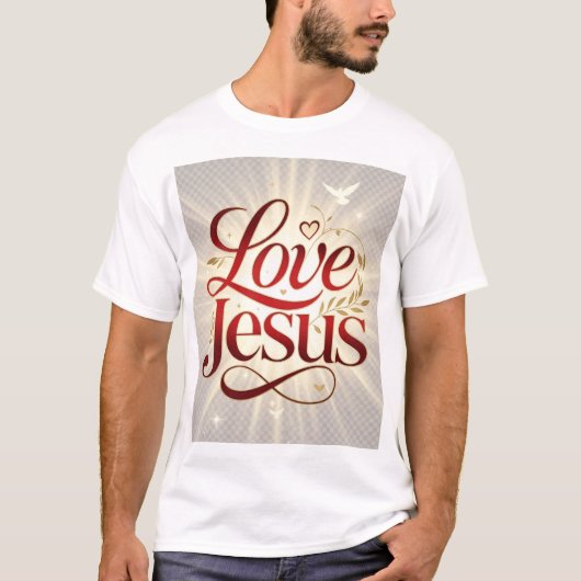 Liebe Jesus T-Shirt (Vorderseite)