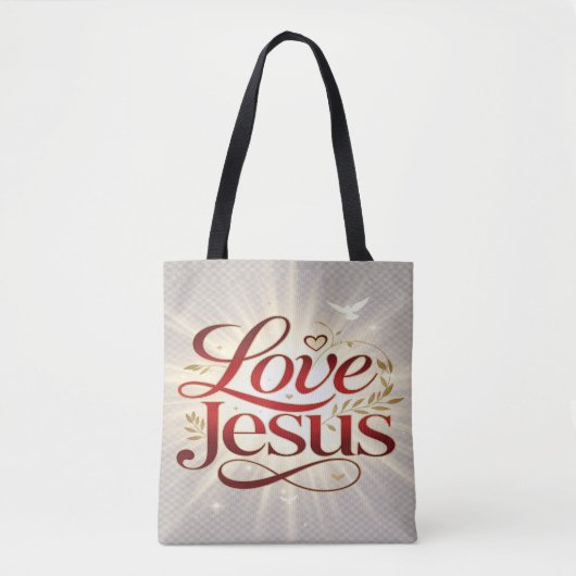 Liebe Jesus Tasche (Vorderseite)