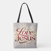Liebe Jesus Tasche (Rückseite)