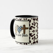 Liebe Jesus Tasse (Vorderseite Links)