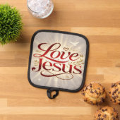 Liebe Jesus Topflappen (Oben Unten)