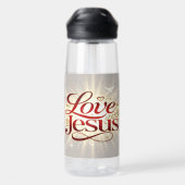 Liebe Jesus Trinkflasche (Rückseite)