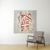 Liebe Jesus Wandteppich (Beispiel (Horizontal))