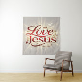 Liebe Jesus Wandteppich (Beispiel)
