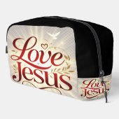 Liebe Jesus Waschbeutel (Rechte Ecke)