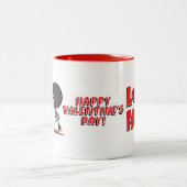 Liebe-jetzt Pythagoras-Tasse Zweifarbige Tasse (Mittel)