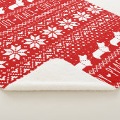 Liebe Joce Peace Corgis Festlicher Weihnachtsfeier Sherpadecke (3/4)