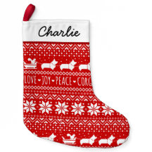 Liebe Joce Peace Corgis Niedlicher Feiertag