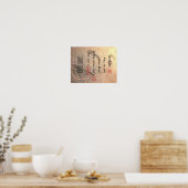 LIEBE John 15:13 Poster (Küche)