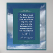 Liebe - John 3-16 - 20 x 24 Poster (Vorne)
