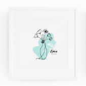 Liebe - John 3:16 Print, Poster Paper (Matte)