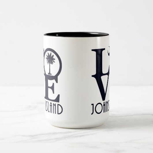 LIEBE Johns Island SC 15oz Zweifarbige Tasse (Mittel)