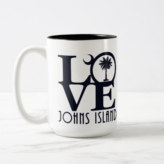 LIEBE Johns Island SC 15oz Zweifarbige Tasse (Links)