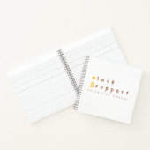 Liebe-Journal zur Unterstützung von Krebs im Kinde Notizblock (Innenseite)