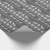 Liebe Joy Peace Dackel Hunde Weihnachts-Dackeln Geschenkpapier (Ecke)