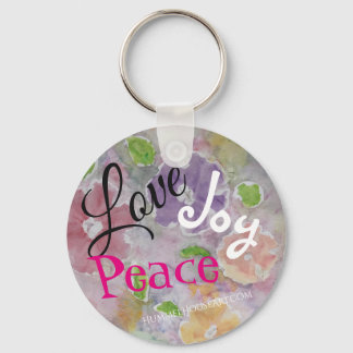 Liebe Joy Peace Keyring Schlüsselanhänger