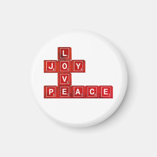 Liebe Joy Peace Magnet (Vorne)