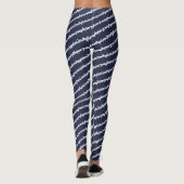 Liebe Joy Peace Words Leggings Ritter (Rückseite)