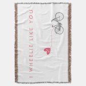 Liebe Jubiläumsgeschenk Idee werfen Decke (Vorderseite Vertikal)