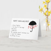 Liebe-Jubiläumskarte Karte (Gelbe Blume)