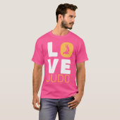 Liebe Judo Japanisch Martial Art Judo T-Shirt (Vorne ganz)