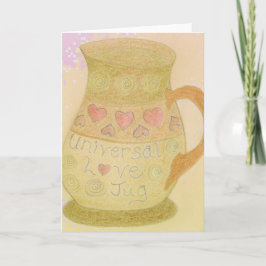 Liebe Jug Fun Art Grußkarte Karte