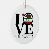 LIEBE Julian California Keramik Ornament (Rechts)
