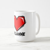 Liebe Julianne Kaffeetasse (VorderseiteRechts)