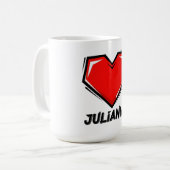 Liebe Julianne Kaffeetasse (Vorderseite Links)