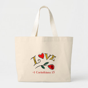 LIEBE JUMBO STOFFBEUTEL